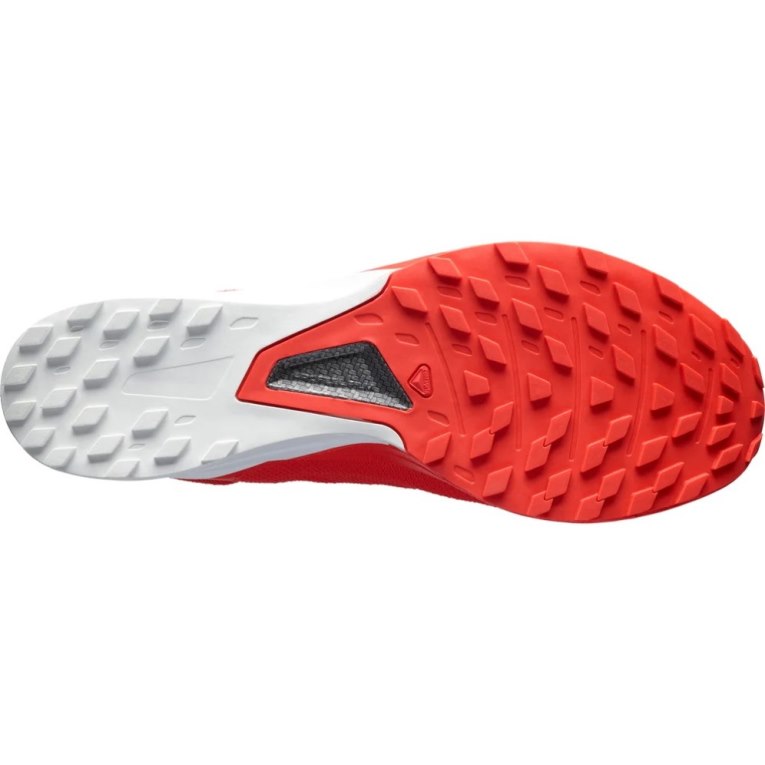 Red / White Salomon S/Lab Sense 8 Women's Trail Running Shoes | PH 15792V